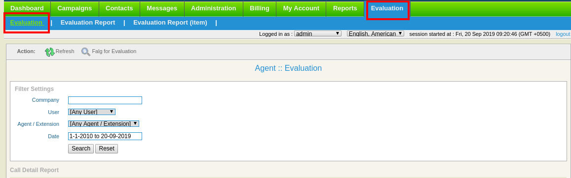 evaluation