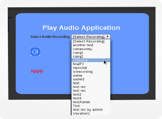 Play Audio IVR