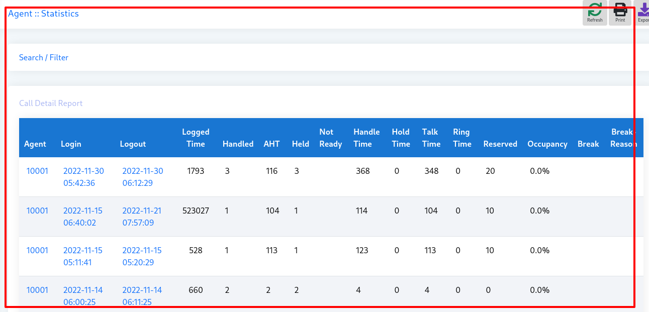 agent statistics page41