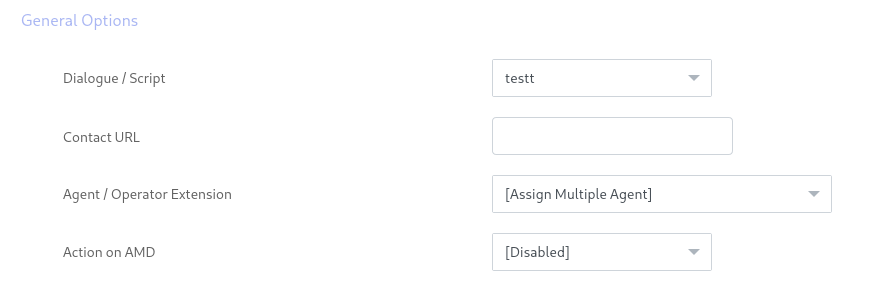 Select dialog script