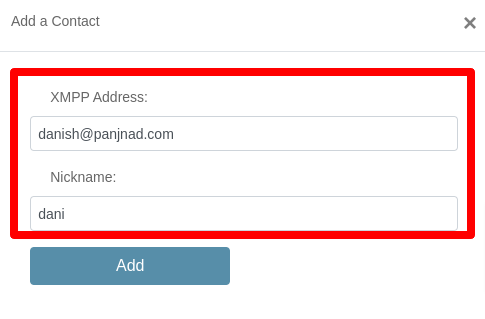 add a contact