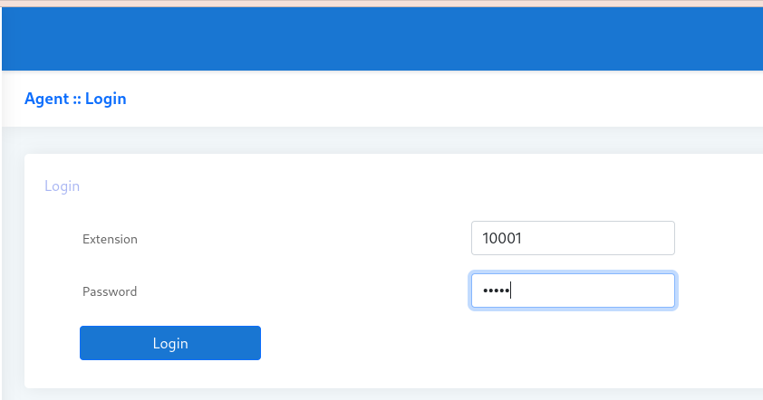 login as agent